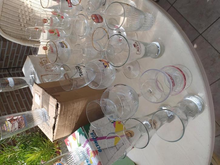 Lot drinkglazen gebruikte maar de meeste nieuw, Huis en Inrichting, Keuken | Servies, Glas, Ophalen
