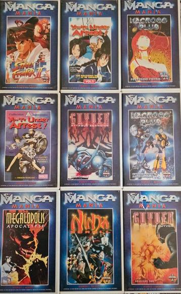 Manga mania, collection vhs. 53pc, CD & DVD, Enlèvement, Comme neuf