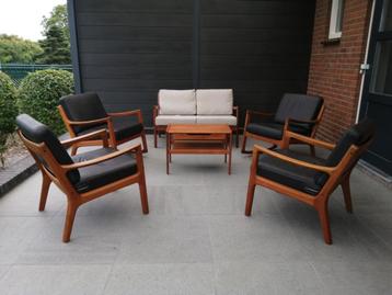 Ole Wanscher Senator schommelstoel bank fauteuil retro Deens beschikbaar voor biedingen