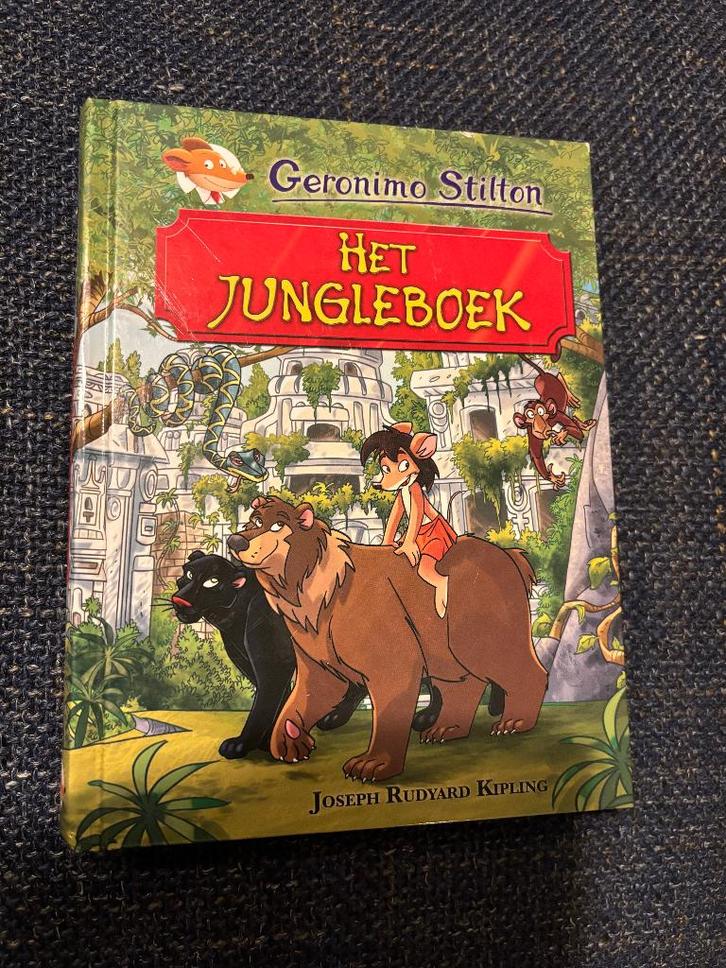 Geronimo Stilton hardcover : het jungleboek, Boeken, Kinderboeken | Jeugd | onder 10 jaar, Gelezen, Ophalen of Verzenden