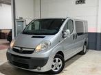 OPEL VIVARO 2.0CDTI AUTOMAAT DUBBELCABINE 6PL NAVI CRUISE, Auto's, Bestelwagens en Lichte vracht, Stof, Bedrijf, Euro 4, Zilver of Grijs