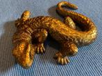 Lézard laqué en bois, Ophalen of Verzenden