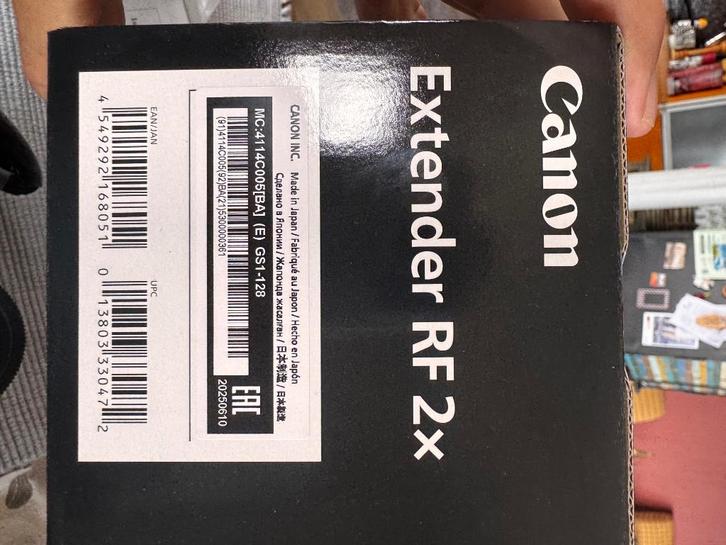 Canon Extender RF  2x, Audio, Tv en Foto, Foto | Lenzen en Objectieven, Nieuw, Overige typen, Ophalen of Verzenden