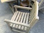 Tuinstoelen in teak, Tuin en Terras, Tuinstoelen, Ophalen, Gebruikt, Teakhout