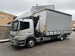 Mercedes Atego 1229 (laadbrug + kraan HIAB), Auto's, Vrachtwagens, Euro 5, Stof, Airbags, Mercedes-Benz