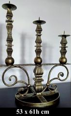 Kandelaar,  smeedijzeren, Artistieke smederij, 50 tot 75 cm, Nieuw, Ophalen of Verzenden, Metaal