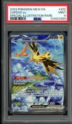 Zapdos ex [SIR] PSA 9 - 202/165 - Scarlet & Violet - 151, Hobby en Vrije tijd, Ophalen of Verzenden, Zo goed als nieuw, Losse kaart