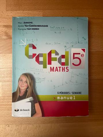 CQFD 5e math (6 périodes/semaine), Enlèvement, Utilisé, Enseignement supérieur, De boeck