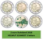 2 euros Allemagne 2018 Helmut Schmidt 5 lettres, 2 euros, Enlèvement ou Envoi, Allemagne