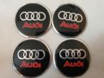 Audi stickers kleur zwart , rood of zilver 》4 x 56 mm, Auto diversen, Autostickers, Ophalen of Verzenden