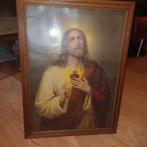 heilig hart in kader, Antiek en Kunst, Ophalen