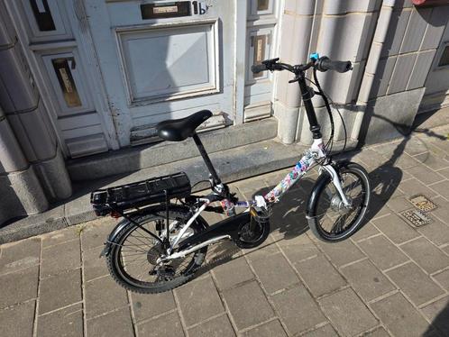 Evobike minerva elektrische vouwfiets voorwielmoter, Fietsen en Brommers, Fietsen | Vouwfietsen, Gebruikt, Versnellingen, Ophalen