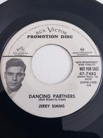 JERRY SIMMS .DANCING PARTNERS. VG+ OLDIES POPCORN 45T, CD & DVD, Utilisé, Enlèvement ou Envoi