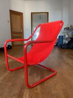 Lounge chair acier tubulaire, Ophalen, Zo goed als nieuw