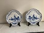 2 vintage Delft muurborden €40voor de 2, Antiek en Kunst, Ophalen of Verzenden
