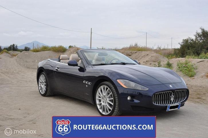 Maserati GranCabrio | 2010 | Route 66 Auctions, Auto's, Maserati, Bedrijf, Te koop, GranCabrio, Benzine, Overige carrosserie, Handgeschakeld