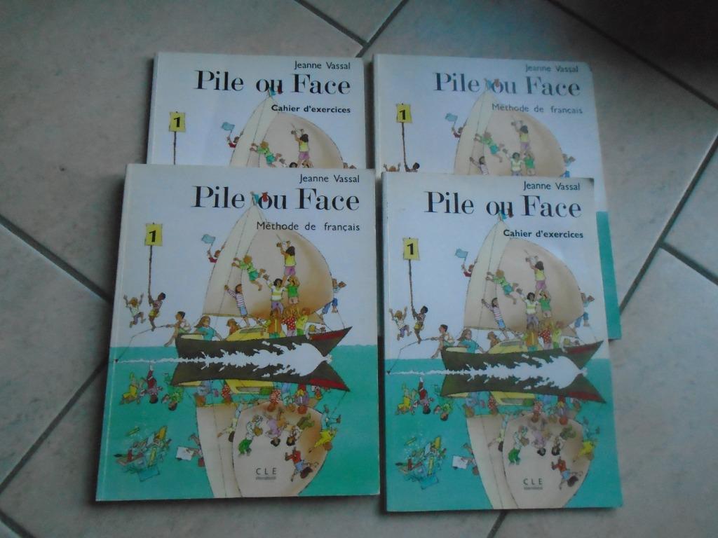 METHODES: FRANCAIS-EXERCICES"PILE OU FACE".JEANNE VASSAL, Enlèvement ou Envoi, Primaire, Français, Utilisé