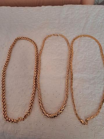 Bijoux ancienne doré plaqué or, Enlèvement ou Envoi, Comme neuf, Or, Or