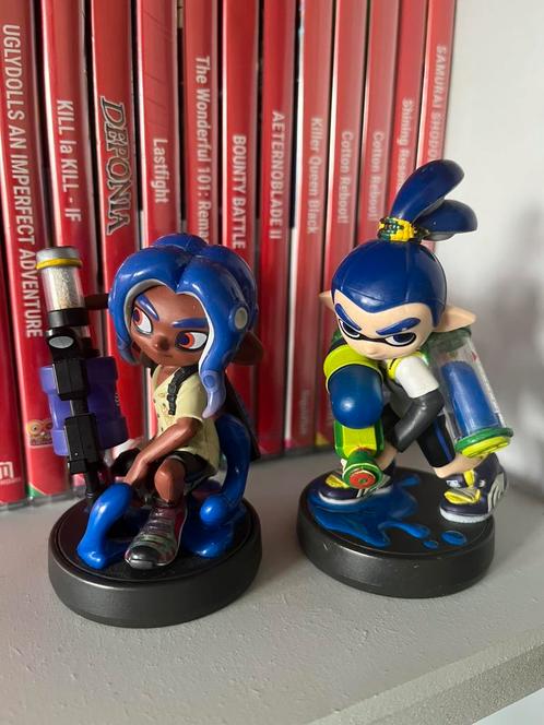 2 x Splatoon Amiibo's, Games en Spelcomputers, Games | Nintendo Switch, Zo goed als nieuw, Ophalen