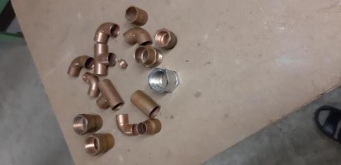 verbindingsstukken in rood koper, Doe-het-zelf en Bouw, Metalen, Nieuw, Koper of Messing, Ophalen