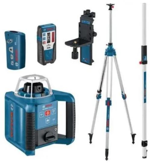 Bosch GRL 300 HV SET Rotatielaser, Bricolage & Construction, Instruments de mesure, Comme neuf, Enlèvement