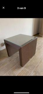 Mooie salontafel en bijzettafel van vincent sheppard, Huis en Inrichting, Tafels | Salontafels, Ophalen, Glas