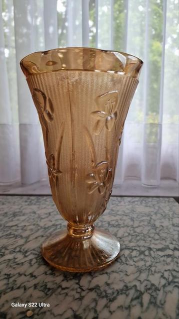 art deco vaas glas, Antiek en Kunst, Antiek | Vazen, Ophalen