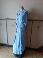 Lichtblauwe jurk met ceintuur 1 maat, Ophalen of Verzenden, Nieuw, Blauw, Jurk