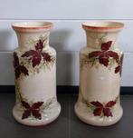 paire de vases en opaline émaillée à décor de feuilles, époq, Antiquités & Art, Antiquités | Vases, Enlèvement