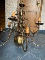 Luster in koper, Huis en Inrichting, Lampen | Kroonluchters, Ophalen, Zo goed als nieuw