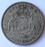 Monnaie Australie : 1 florin 1947 - Argent, Enlèvement ou Envoi, Monnaie en vrac, Argent