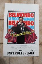 filmaffiche Jean-Paul Belmondo l'incorrigible filmposter, Comme neuf, Cinéma et TV, Enlèvement ou Envoi, Rectangulaire vertical