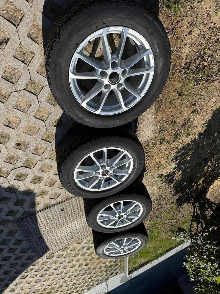 Porsche Cayenne velgen met winterbanden, Auto-onderdelen, Banden en Velgen, Band(en), Winterbanden, 18 inch, Ophalen