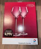 2 verres Cristal d'Arques NEUFS, Collections, Enlèvement, Neuf