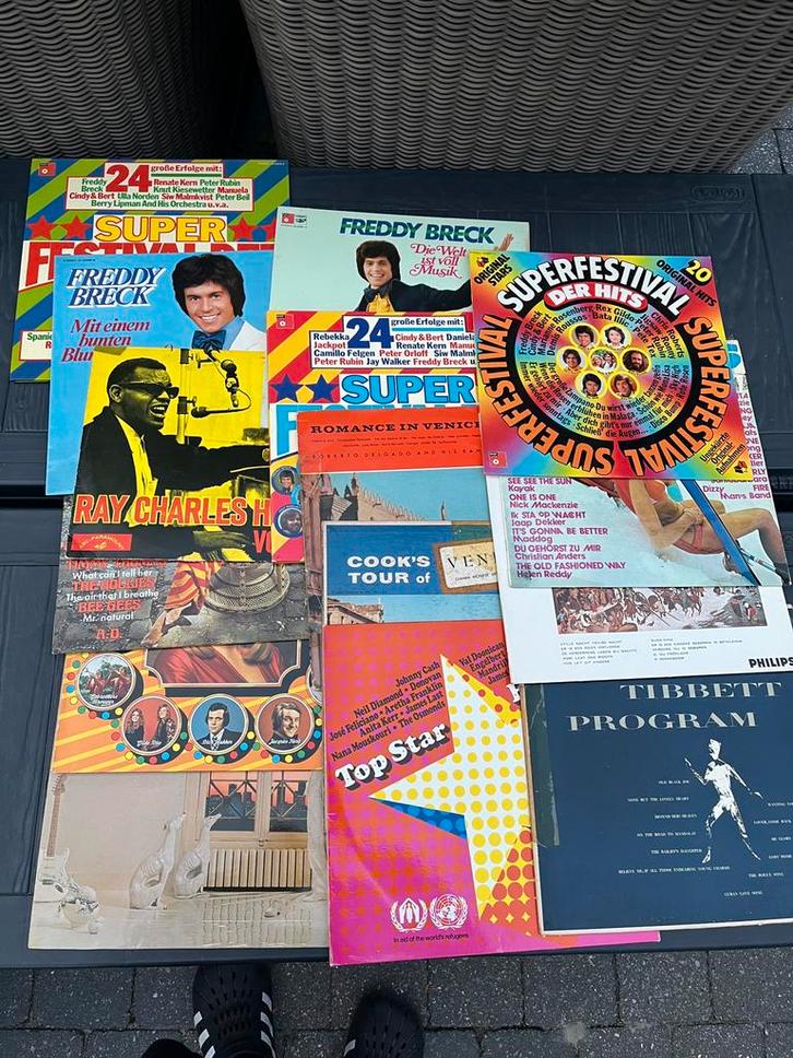 Pakket 15 LP’S Verschillende genres/compilaties(zie foto’s), Cd's en Dvd's, Vinyl | Verzamelalbums, Gebruikt, Overige genres, Ophalen