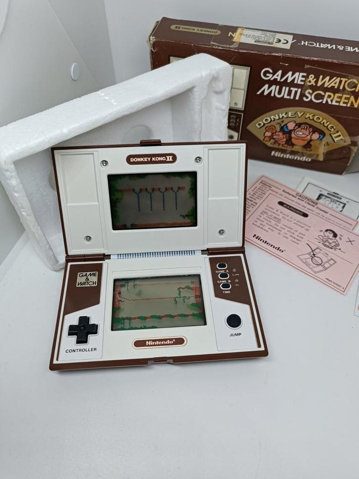Game Watch Donkey Kong 2 JR55, Games en Spelcomputers, Spelcomputers | Nintendo DS, Zo goed als nieuw, Ophalen of Verzenden