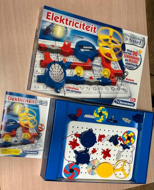 Clementoni Wetenschapsspel Elektriciteit 8+, Kinderen en Baby's, Speelgoed | Educatief en Creatief, Gebruikt, Bouwen, Ophalen