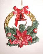 2 Décorations de Noël , neufs à suspendre, jaune et rouge, Enlèvement ou Envoi, Comme neuf