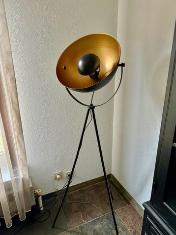 Vloerlamp - Art Deco - Zwart/Goud  beschikbaar voor biedingen