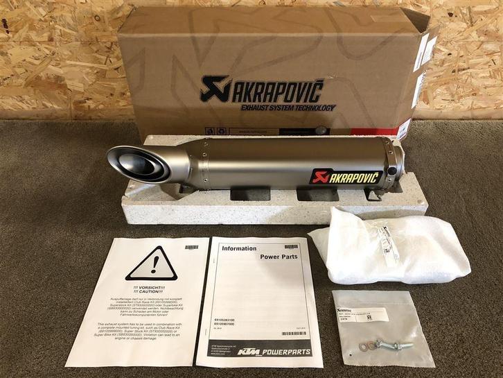 Akrapovic uitlaat demper KTM 1190 RC8R RC8 R RC8-R 2010-2015, Motoren, Onderdelen | Overige, Nieuw, Verzenden