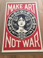 Shepard Fairey - Make Art Not War 2017, Antiek en Kunst, Kunst | Litho's en Zeefdrukken, Ophalen