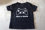 T-shirt Gamer in training zwart maat 68, Kinderen en Baby's, Babykleding | Maat 68, Shirtje of Longsleeve, Ophalen of Verzenden