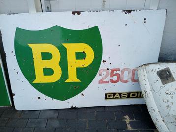 BP emaillebord groot XXL beschikbaar voor biedingen