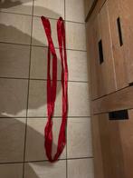 Lange rode ketstlint stof ongeveer 5 m lang, Ophalen of Verzenden, Zo goed als nieuw