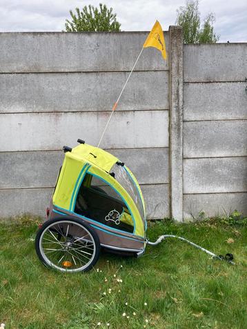 Vantly fietskar voor 2 kinderen. Uitstekende staat., Ophalen, Opvouwbaar, 20 tot 40 kg, Zo goed als nieuw