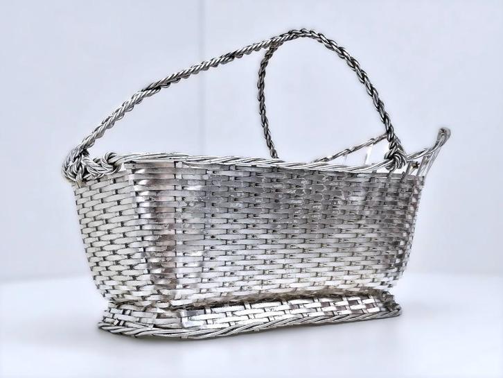 TOP Design Zilveren Wijnmand van Christofle uit de jaren '60, Antiek en Kunst, Antiek | Zilver en Goud, Zilver, Ophalen of Verzenden