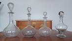 4 carafes en cristal, Ophalen