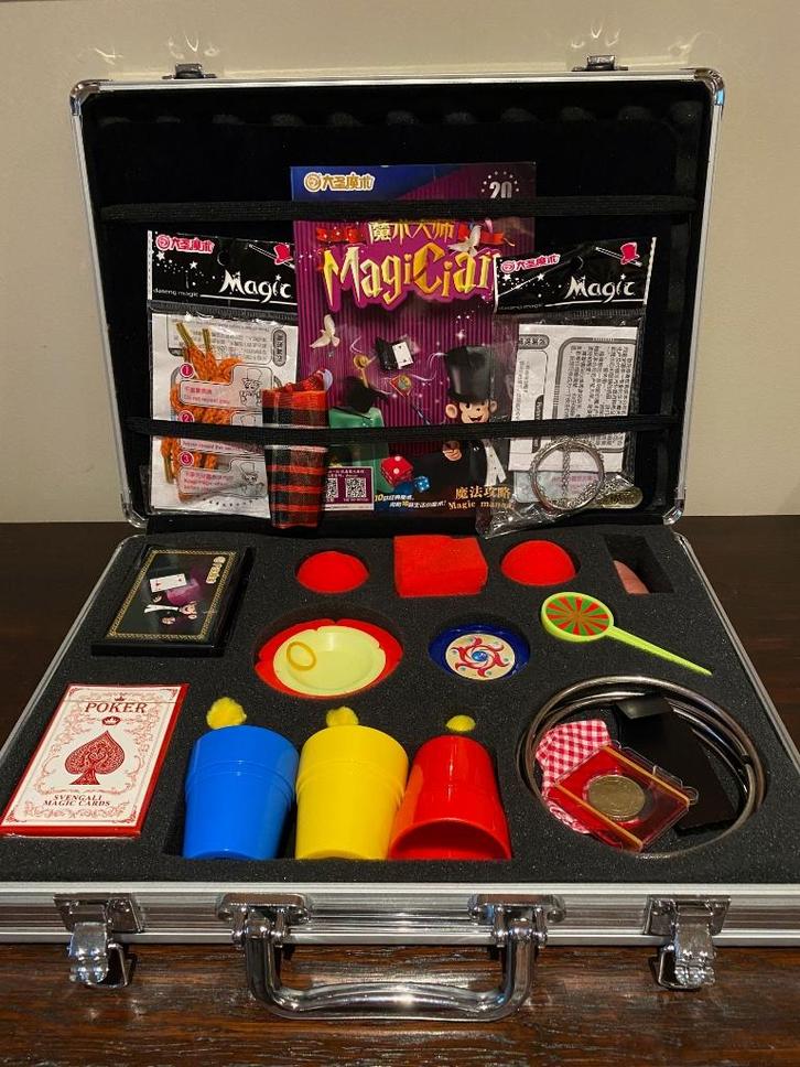 Giga professionele goochelset in koffer NIEUW, Kinderen en Baby's, Speelgoed | Educatief en Creatief, Nieuw, Ophalen of Verzenden