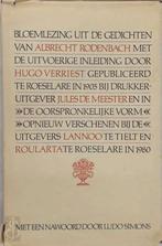 boek: bloemlezing uit de gedichten van Albrecht Rodenbach, Ophalen of Verzenden, Gelezen, Eén auteur