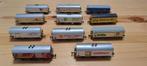 train électrique lot de 11 wagons de marchandises à essieux, Arnold, Envoi, Wagon